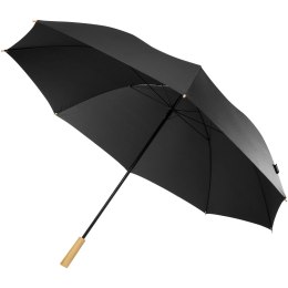Wiatroodporny parasol golfowy 76 cm z PET z recyklingu Romee czarny (10940990)
