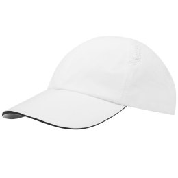 Morion dwukolorowa 6 panelowa czapka GRS z recyklingu o młodzieżowym kroju biały (37517010)