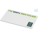 Karteczki samoprzylepne z recyklingu o wymiarach 127 x 75 mm Sticky-Mate® biały (21288014)