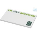 Karteczki samoprzylepne z recyklingu o wymiarach 127 x 75 mm Sticky-Mate® biały (21288014)