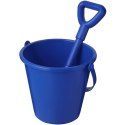 Wiaderko z łopatką Tides z plastiku z recyklingu niebieski (21024152)