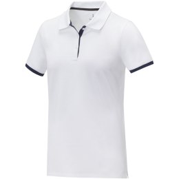 Damska koszulka polo duotone Morgan z krótkim rękawem biały (38111010)