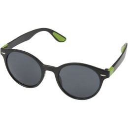 Okrągłe, modne okulary przeciwsłoneczne Steven zielony limonkowowy (12700663)