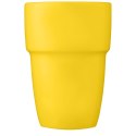 4-częściowy zestaw upominkowy Staki z kubkami z możliwością układania jeden na drugim o pojemności 280 ml żółty (10068611)