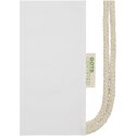 Plecak ściągany sznurkiem Orissa z bawełny organicznej z certyfikatem GOTS o gramaturze 140 g/m² biały (12061201)