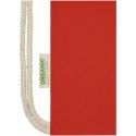 Plecak ściągany sznurkiem Orissa z bawełny organicznej z certyfikatem GOTS o gramaturze 140 g/m² czerwony (12061221)