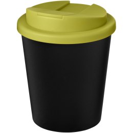 Kubek Americano® Espresso Eco z recyklingu o pojemności 250 ml z pokrywą odporną na zalanie czarny, limonka (21045504)