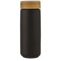 Lumi ceramiczny kubek z bambusową pokrywką o pojemności 300 ml czarny (10070590)