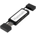Mulan podwójny koncentrator USB 2.0 czarny (12425190)