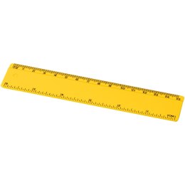 Refari linijka z tworzywa sztucznego pochodzącego z recyklingu o długości 15 cm żółty (21046711)