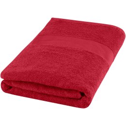 Amelia bawełniany ręcznik kąpielowy o gramaturze 450 g/m² i wymiarach 70 x 140 cm czerwony (11700221)