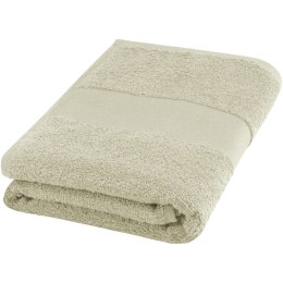 Charlotte bawełniany ręcznik kąpielowy o gramaturze 450 g/m² i wymiarach 50 x 100 cm jasnoszary (11700180)