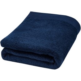 Ellie bawełniany ręcznik kąpielowy o gramaturze 550 g/m² i wymiarach 70 x 140 cm granatowy (11700655)