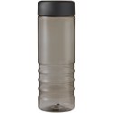 H2O Active® Eco Treble 750 ml screw cap water bottle ciemnografitowy, czarny (21048100)