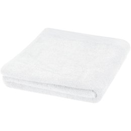 Riley bawełniany ręcznik kąpielowy o gramaturze 550 g/m² i wymiarach 100 x 180 cm biały (11700701)