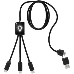SCX.design C28 długi kabel do łądowania 5 w 1 czarny, biały (2PX06490)