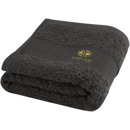Sophia bawełniany ręcznik kąpielowy o gramaturze 450 g/m² i wymiarach 30 x 50 cm antracyt (11700084)