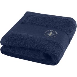 Sophia bawełniany ręcznik kąpielowy o gramaturze 450 g/m² i wymiarach 30 x 50 cm granatowy (11700055)