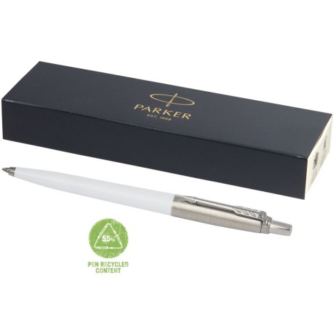 Parker Jotter długopis kulkowy z recyklingu biały (10786501)