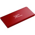 Powerbank z podświetlanym logo - SCX.design P15 mid red (2PX01621)