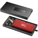 Powerbank z podświetlanym logo - SCX.design P15 mid red (2PX01621)