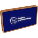 SCX.design P36 podświetlany bezprzewodowy powerbank 5000 mAh reflex blue, drewno (2PX05952)